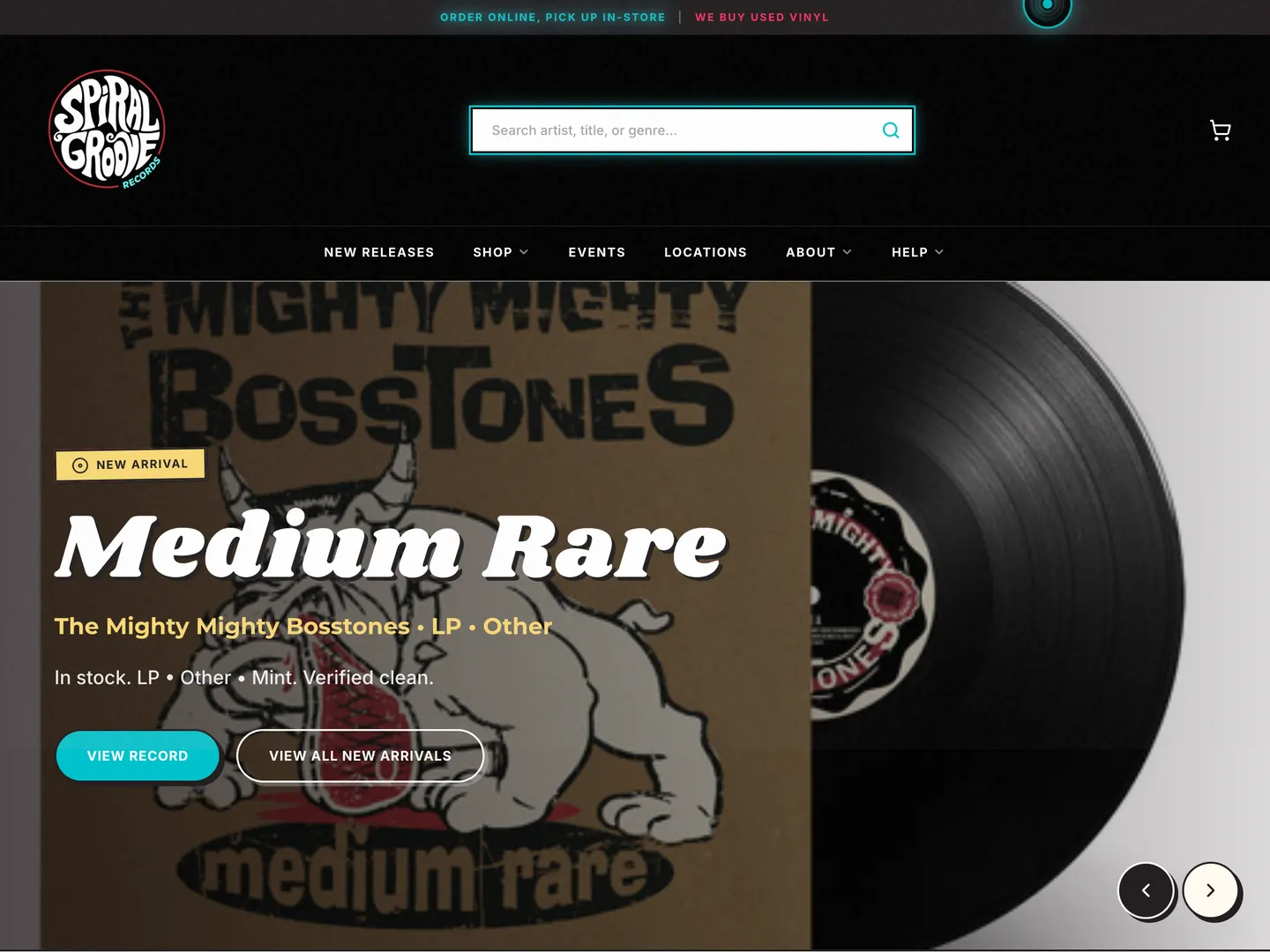After state: local business website showing location, hours, and contact